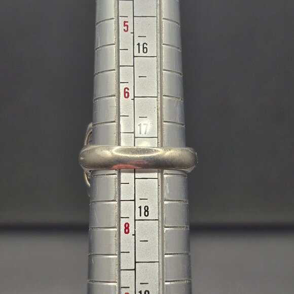 Sterling Silver 925 Smokey Quartz Marcasite Ring Size 8 Checkerboard Dome 7.02g - Picture 8 of 15